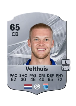 Velthuis - 65 - Rare EA FC 27 card
