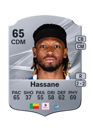 Hassane - 65 - Rare EA FC 27 card