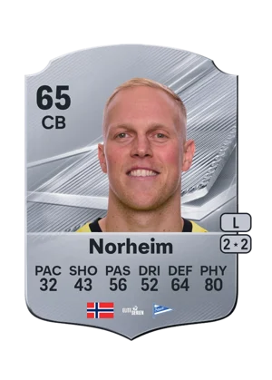Norheim - 65 - Rare EA FC 27 card