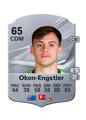 Okon-Engstler - 65 - Rare EA FC 27 card