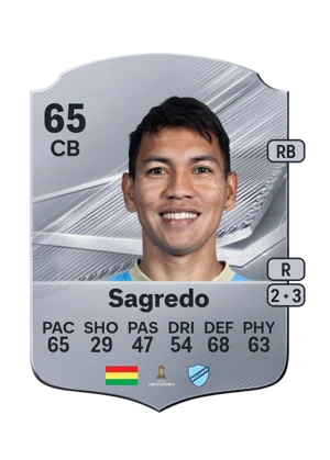 Sagredo - 65 - Rare EA FC 27 card