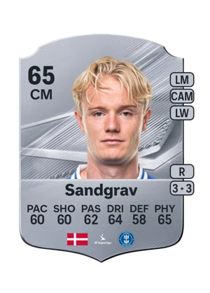 Sandgrav - 65 - Rare EA FC 27 card