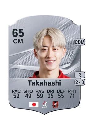 Takahashi - 65 - Rare EA FC 27 card