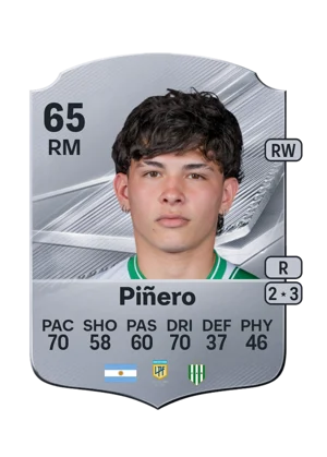 Piñero - 65 - Rare EA FC 27 card