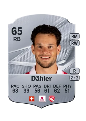 Dähler - 65 - Rare EA FC 27 card