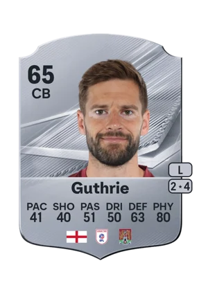 Guthrie - 65 - Rare EA FC 27 card