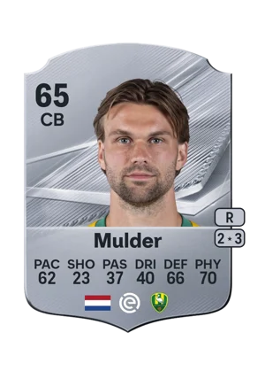 Mulder - 65 - Rare EA FC 27 card
