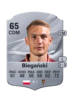 Biegański - 65 - Rare EA FC 27 card