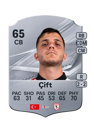 Çift - 65 - Rare EA FC 27 card