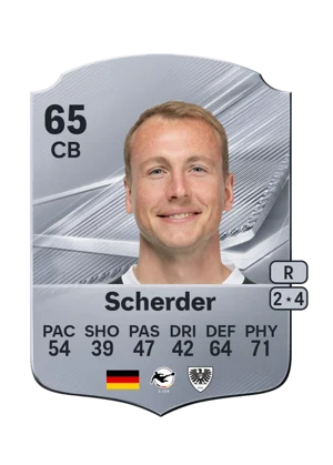 Scherder - 65 - Rare EA FC 27 card