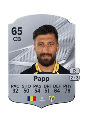 Papp - 65 - Rare EA FC 27 card