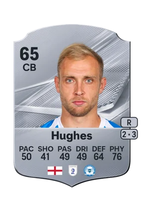 Hughes - 65 - Rare EA FC 27 card