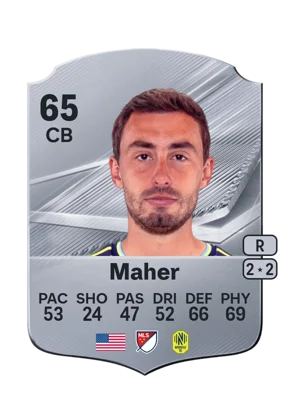 Maher - 65 - Rare EA FC 27 card