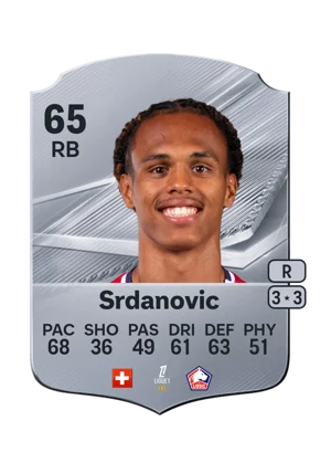 Srdanovic - 65 - Rare EA FC 27 card