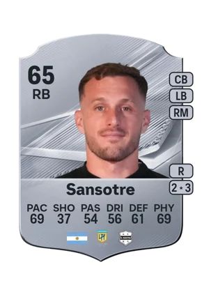 Sansotre - 65 - Rare EA FC 27 card