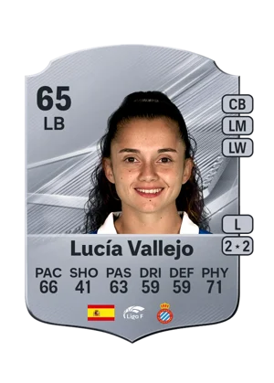 Lucía Vallejo - 65 - Rare EA FC 27 card