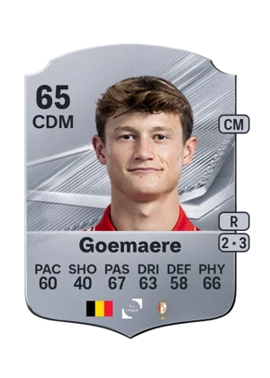 Goemaere - 65 - Rare EA FC 27 card