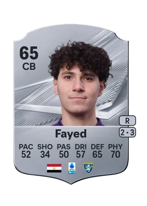 Fayed - 65 - Rare EA FC 27 card