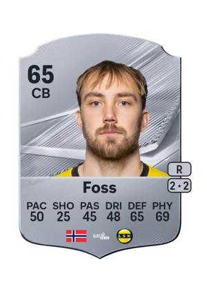Foss - 65 - Rare EA FC 27 card