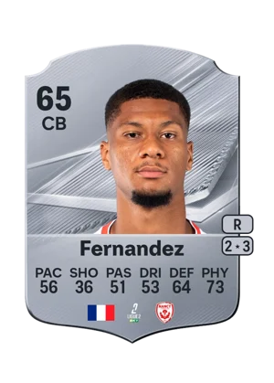 Fernandez - 65 - Rare EA FC 27 card