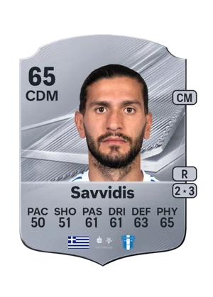Savvidis - 65 - Rare EA FC 27 card