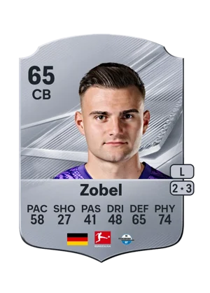 Zobel - 65 - Rare EA FC 27 card