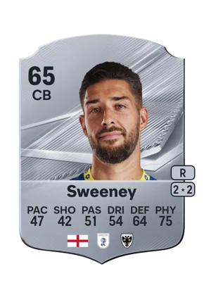 Sweeney - 65 - Rare EA FC 27 card