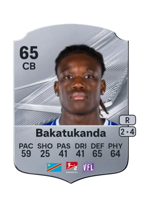 Bakatukanda - 65 - Rare EA FC 27 card