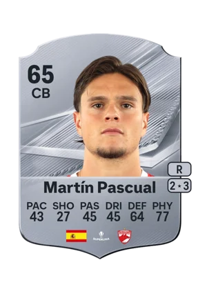 Martín Pascual - 65 - Rare EA FC 27 card