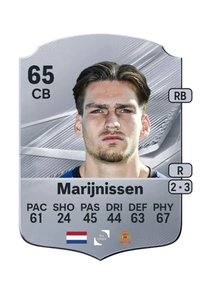 Marijnissen - 65 - Rare EA FC 27 card