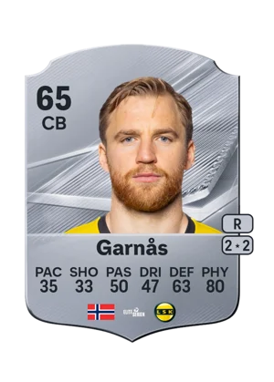 Garnås - 65 - Rare EA FC 27 card