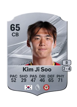 Kim Ji Soo - 65 - Rare EA FC 27 card