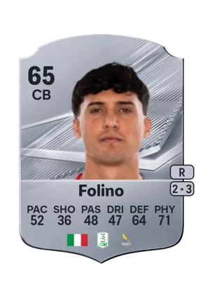 Folino - 65 - Rare EA FC 27 card