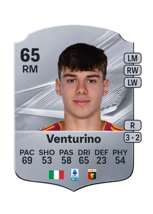 Venturino - 65 - Rare EA FC 27 card