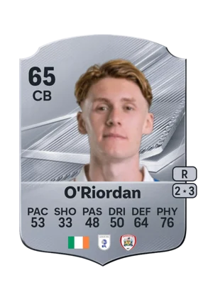 O'Riordan - 65 - Rare EA FC 27 card