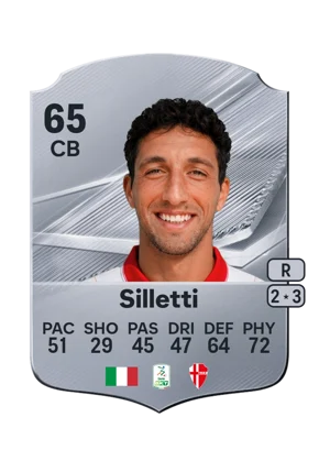 Silletti - 65 - Rare EA FC 27 card