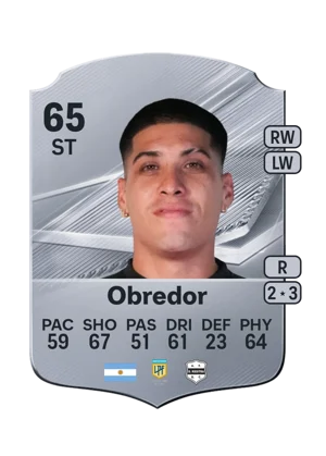 Obredor - 65 - Rare EA FC 27 card