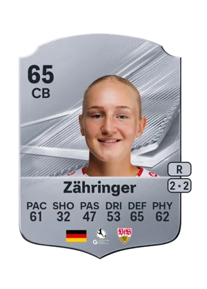 Zähringer - 65 - Rare EA FC 27 card