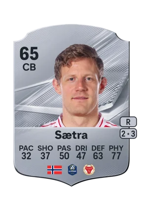 Sætra - 65 - Rare EA FC 27 card