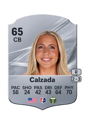 Calzada - 65 - Rare EA FC 27 card