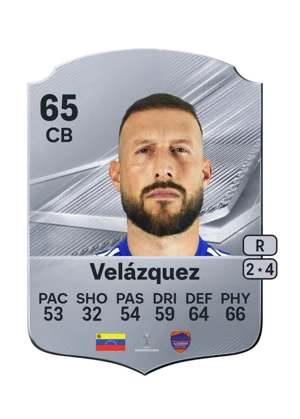 Velázquez - 65 - Rare EA FC 27 card