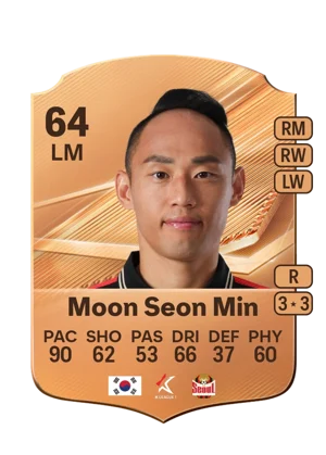 Moon Seon Min - 64 - Rare EA FC 27 card
