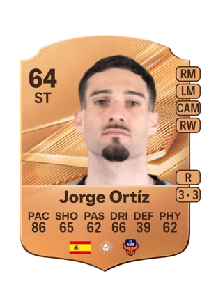 Jorge Ortíz - 64 - Rare EA FC 27 card