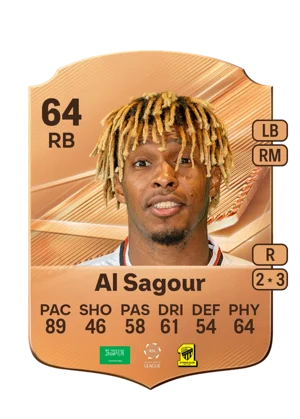 Al Sagour - 64 - Rare EA FC 27 card