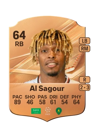 Al Sagour - 64 - Rare EA FC 27 card