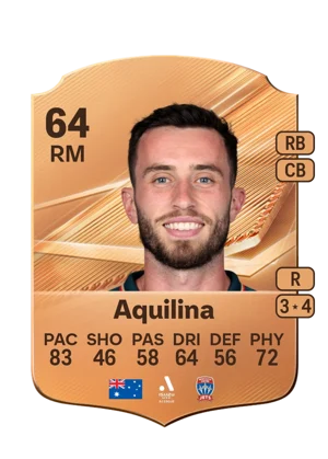 Aquilina - 64 - Rare EA FC 27 card