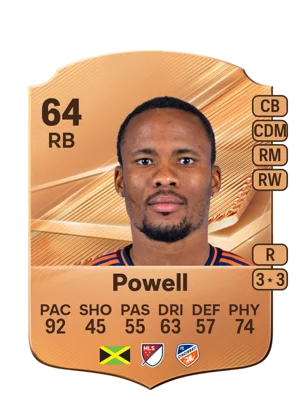 Powell - 64 - Rare EA FC 27 card