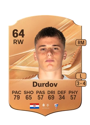 Durdov - 64 - Rare EA FC 27 card