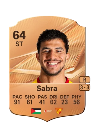 Sabra - 64 - Rare EA FC 27 card