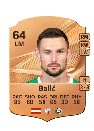 Balić - 64 - Rare EA FC 27 card